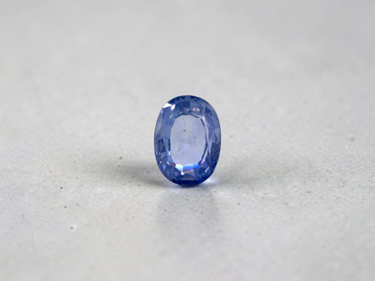 Certified 1.64 cts. No Heat Light Blue Sapphire (Sri Lankan/Ceylon) Oval Shaped Loose Stone LS75