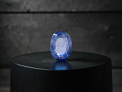 Certified 1.64 cts. No Heat Light Blue Sapphire (Sri Lankan/Ceylon) Oval Shaped Loose Stone LS75