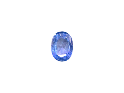 Certified 1.64 cts. No Heat Light Blue Sapphire (Sri Lankan/Ceylon) Oval Shaped Loose Stone LS75