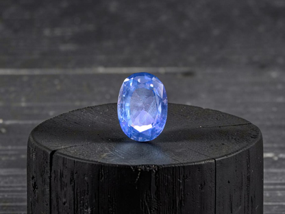 Certified 1.64 cts. No Heat Light Blue Sapphire (Sri Lankan/Ceylon) Oval Shaped Loose Stone LS75