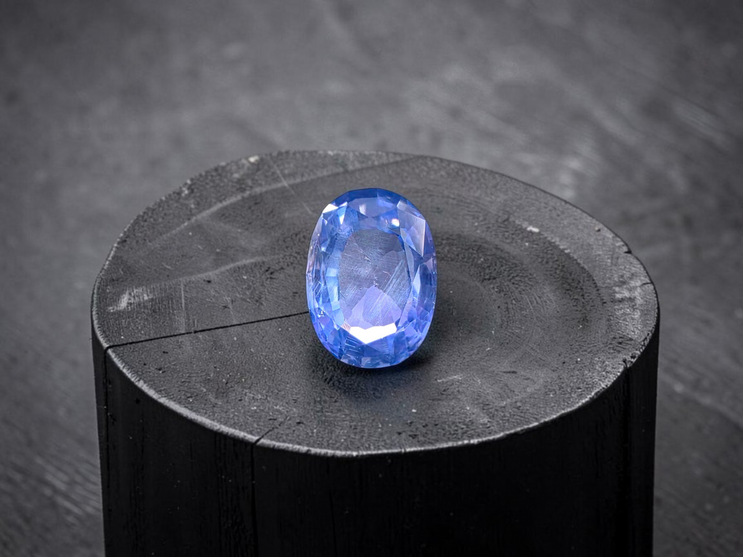 Certified 1.64 cts. No Heat Light Blue Sapphire (Sri Lankan/Ceylon) Oval Shaped Loose Stone LS75