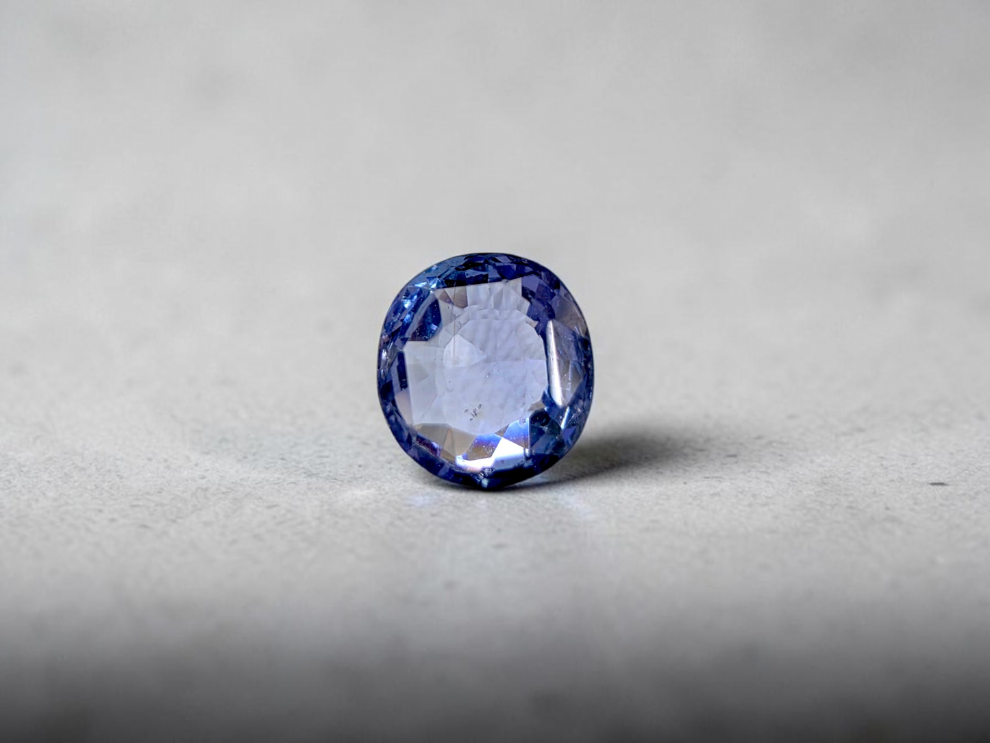 Certified 1.95 cts. No Heat Blue Sapphire (Sri Lankan/Ceylon) Oval Shaped Loose Stone LS76