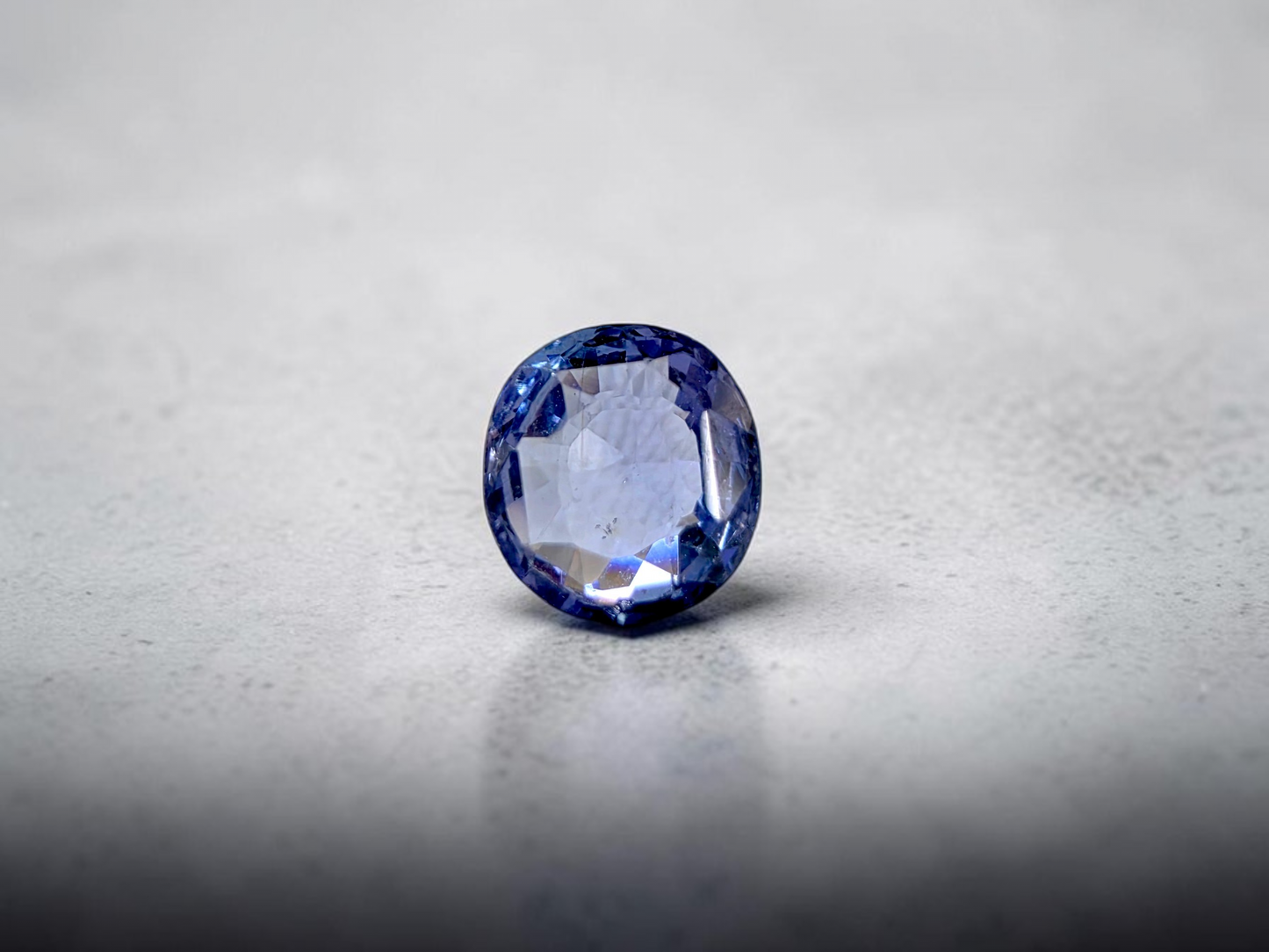 Certified 1.95 cts. No Heat Blue Sapphire (Sri Lankan/Ceylon) Oval Shaped Loose Stone LS76