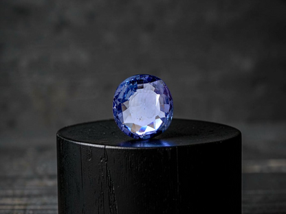 Certified 1.95 cts. No Heat Blue Sapphire (Sri Lankan/Ceylon) Oval Shaped Loose Stone LS76