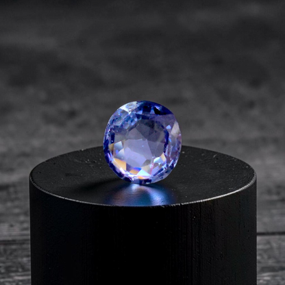 Certified 1.95 cts. No Heat Blue Sapphire (Sri Lankan/Ceylon) Oval Shaped Loose Stone LS76
