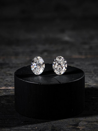 GIA Certified 2.00 cts. Natural D VS1 Oval Diamond Matched Pair Loose Stones Jewelry Set JS011