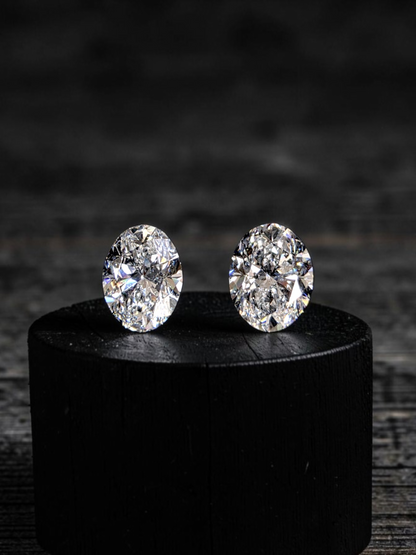 GIA Certified 2.00 cts. Natural D VS1 Oval Diamond Matched Pair Loose Stones Jewelry Set JS011