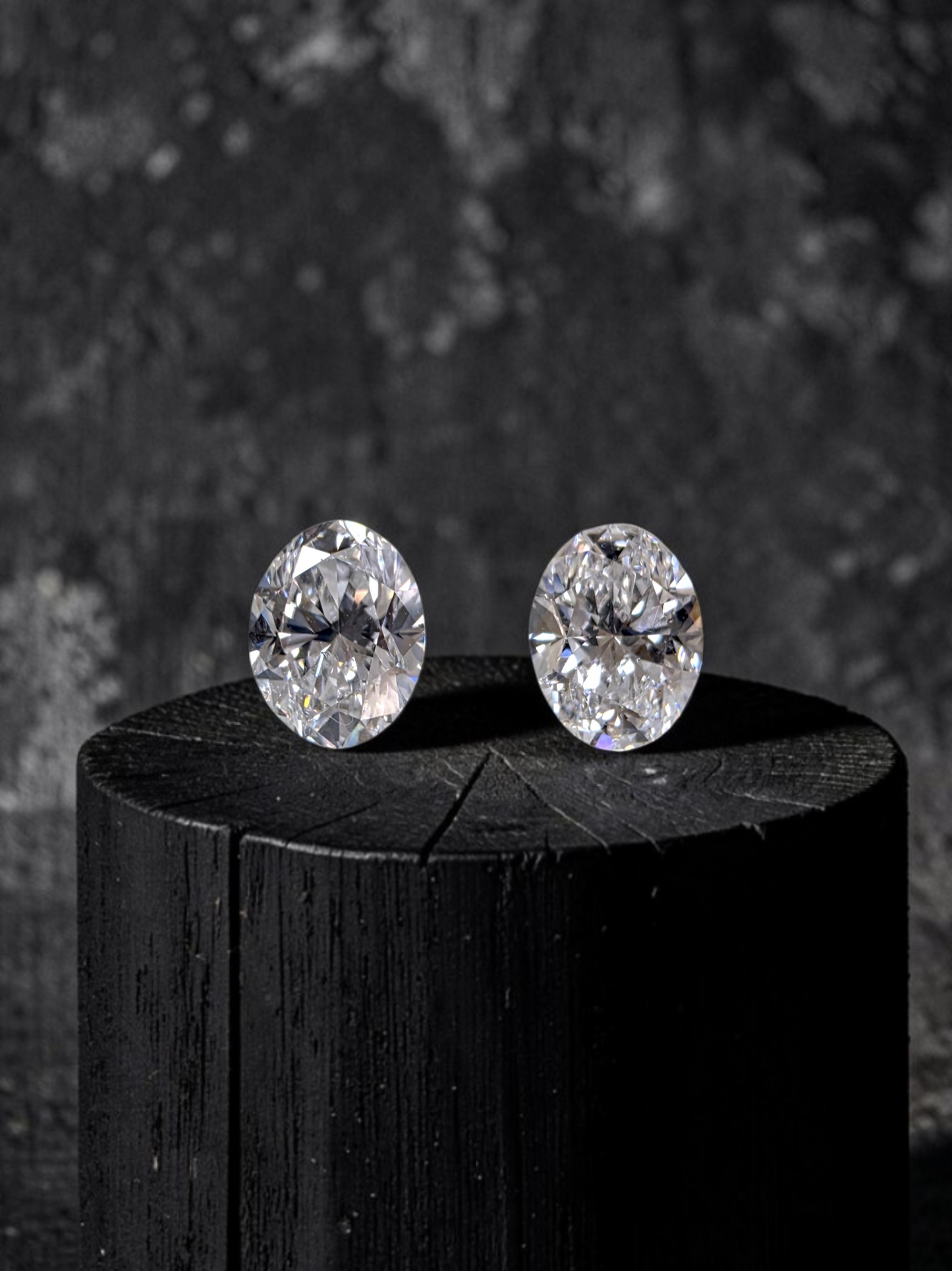 GIA Certified 2.00 cts. Natural D VS1 Oval Diamond Matched Pair Loose Stones Jewelry Set JS011