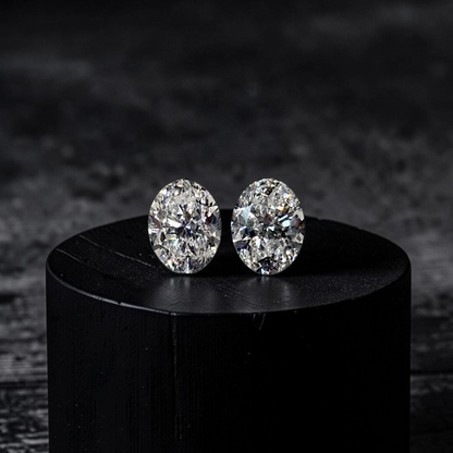 GIA Certified 2.00 cts. Natural D VS1 Oval Diamond Matched Pair Loose Stones Jewelry Set JS011