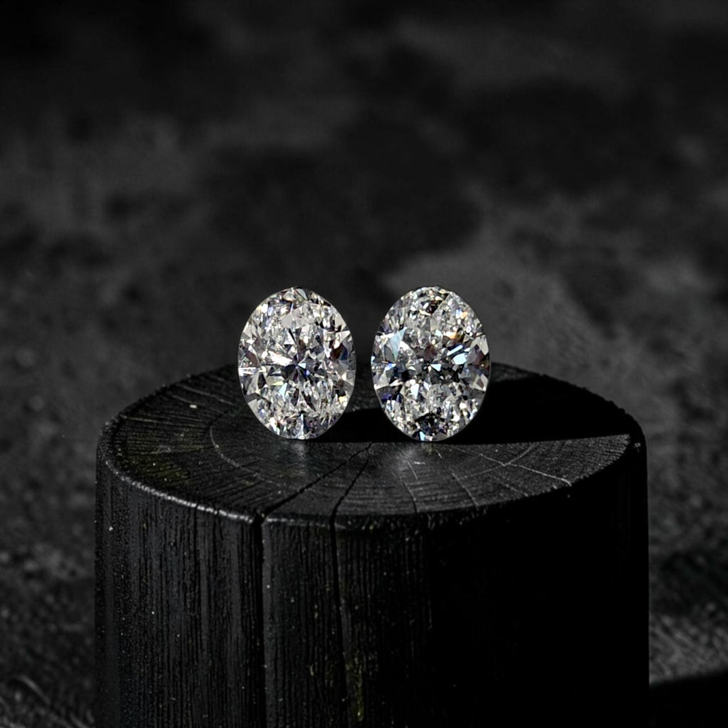 GIA Certified 2.00 cts. Natural D VS1 Oval Diamond Matched Pair Loose Stones Jewelry Set JS011