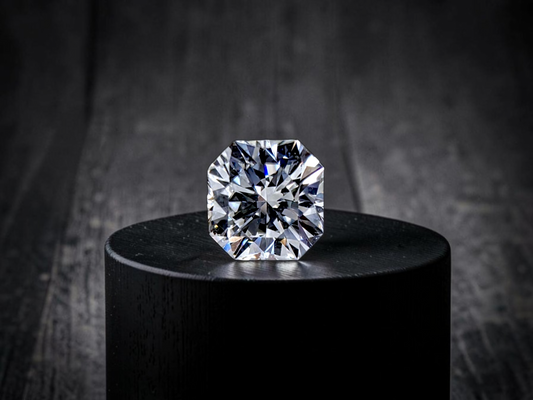 GIA Certified Natural 0.367 cts. D VVS2 Gd Vg Ft Square Radiant Shaped Diamond Loose Stone - LS84