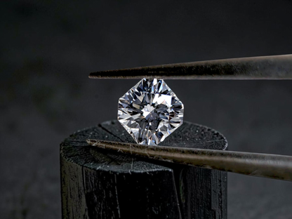 GIA Certified Natural 0.367 cts. D VVS2 Gd Vg Ft Square Radiant Shaped Diamond Loose Stone - LS84