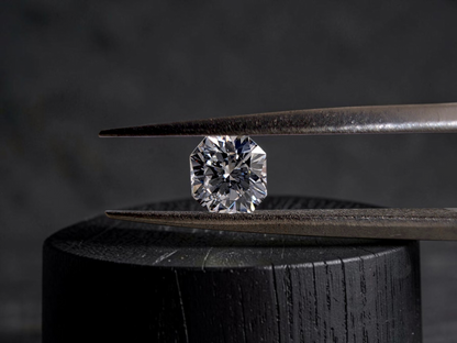 GIA Certified Natural 0.367 cts. D VVS2 Gd Vg Ft Square Radiant Shaped Diamond Loose Stone - LS84