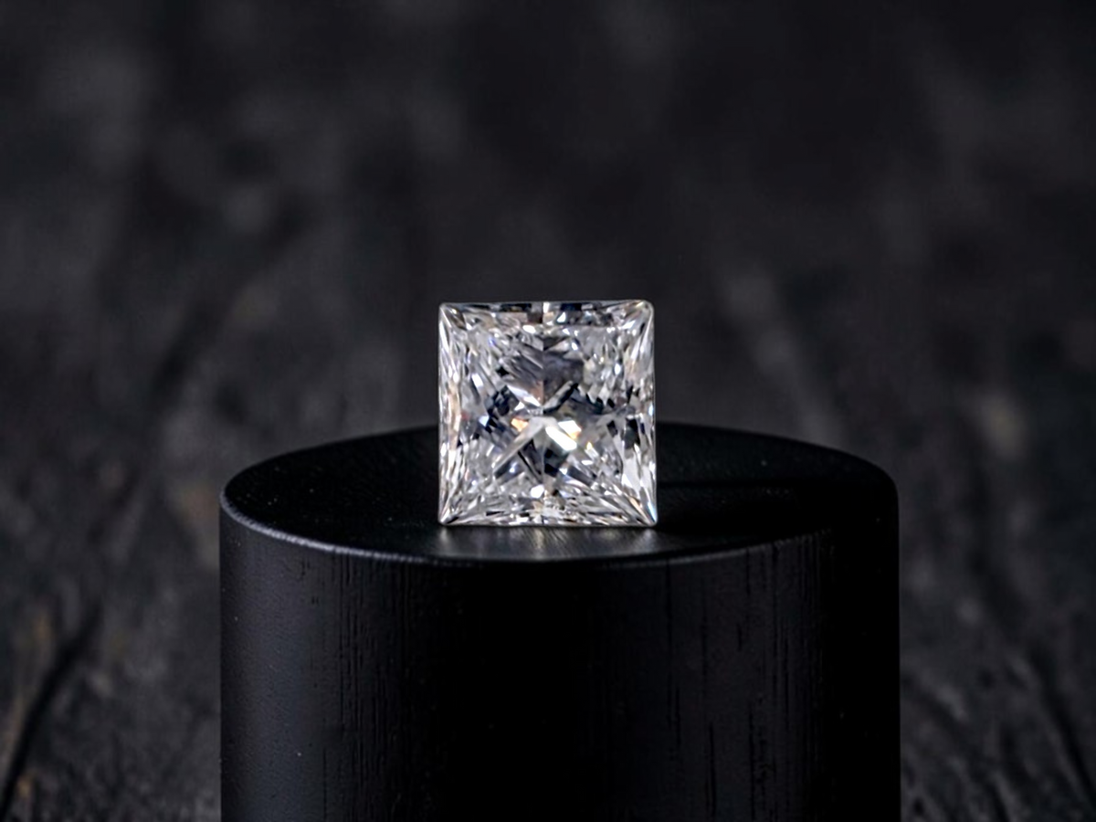 GIA Certified Natural 0.30 cts. D VVS1 Vg Vg N Princess Shaped Diamond Loose Stone - LS85