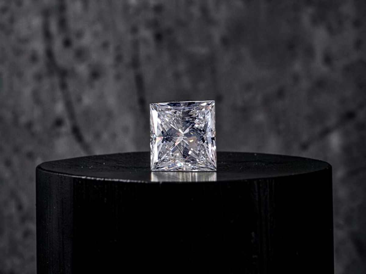 GIA Certified Natural 0.30 cts. D VVS1 Vg Vg N Princess Shaped Diamond Loose Stone - LS85