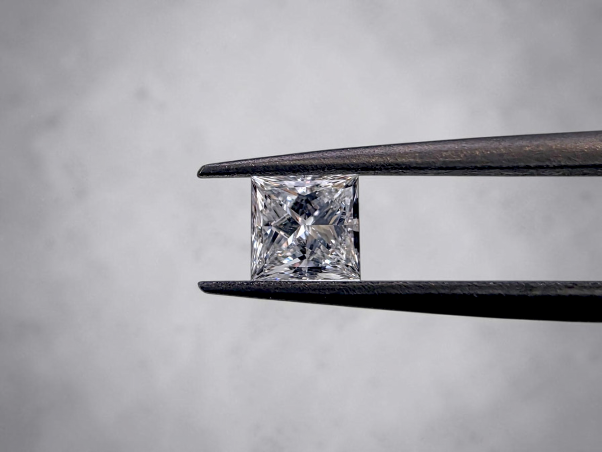 GIA Certified Natural 0.30 cts. D VVS1 Vg Vg N Princess Shaped Diamond Loose Stone - LS85