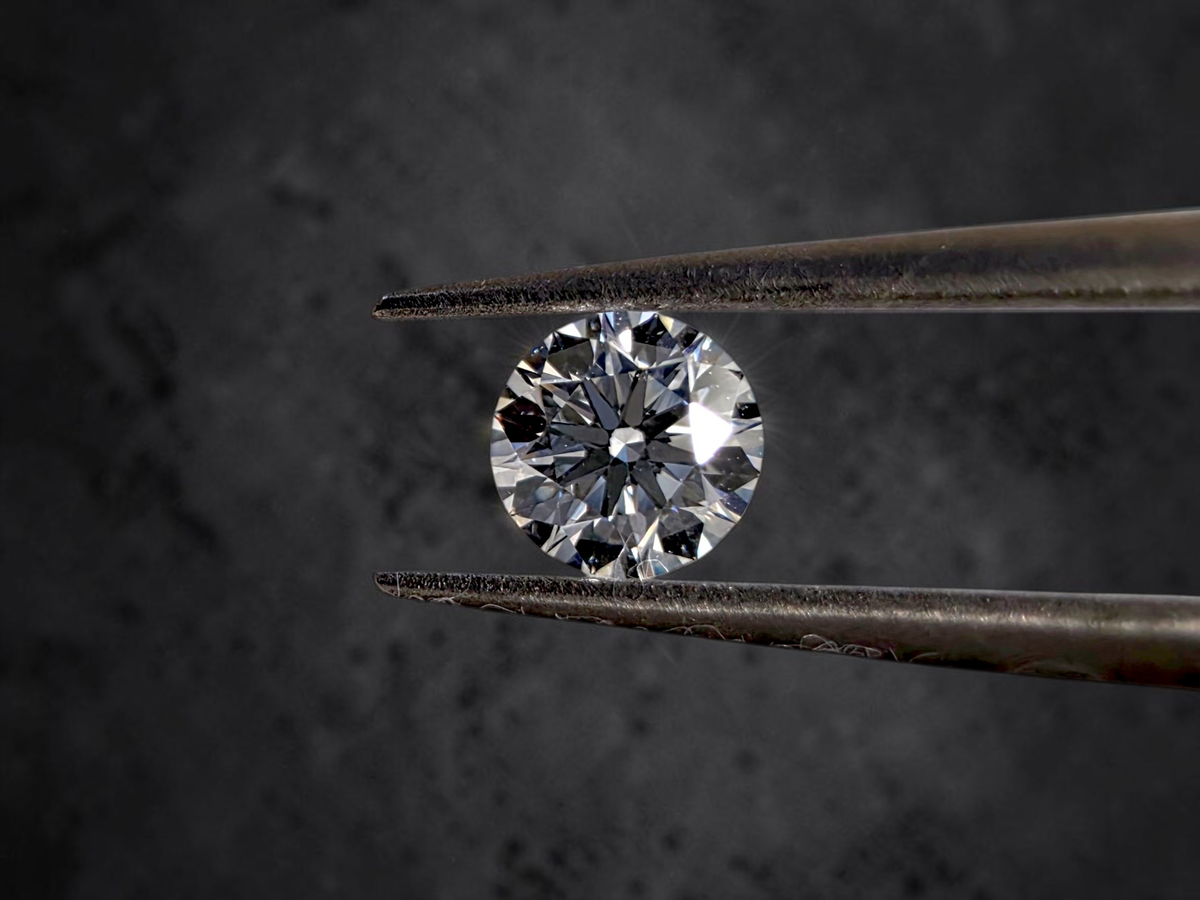 GIA Certified Natural 0.34 cts. F VVS1 Ex Ex Ex N Round Diamond Loose Stone - LS86