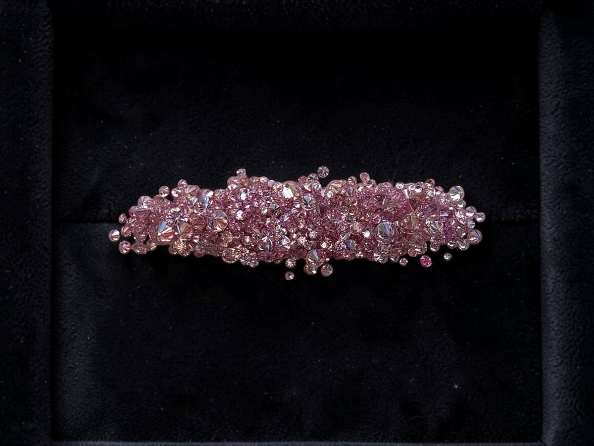Natural Fancy Pink Diamonds Melee VS-SI Round Brilliant Diamond Melee 7.52 cts. Parcel FCP1