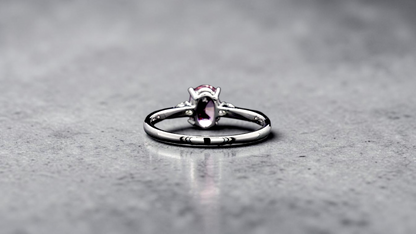 Yuzawa 1.02 cts. No Heat Natural Padparadscha Sapphire Ring (with 18K White Gold and Natural White Diamonds) Size US 8  - R21