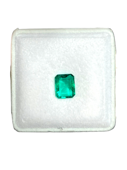 GRS Certified 4.36 cts. Minor Oil Emerald (Columbia) Eye Clean Loose Stone LS26