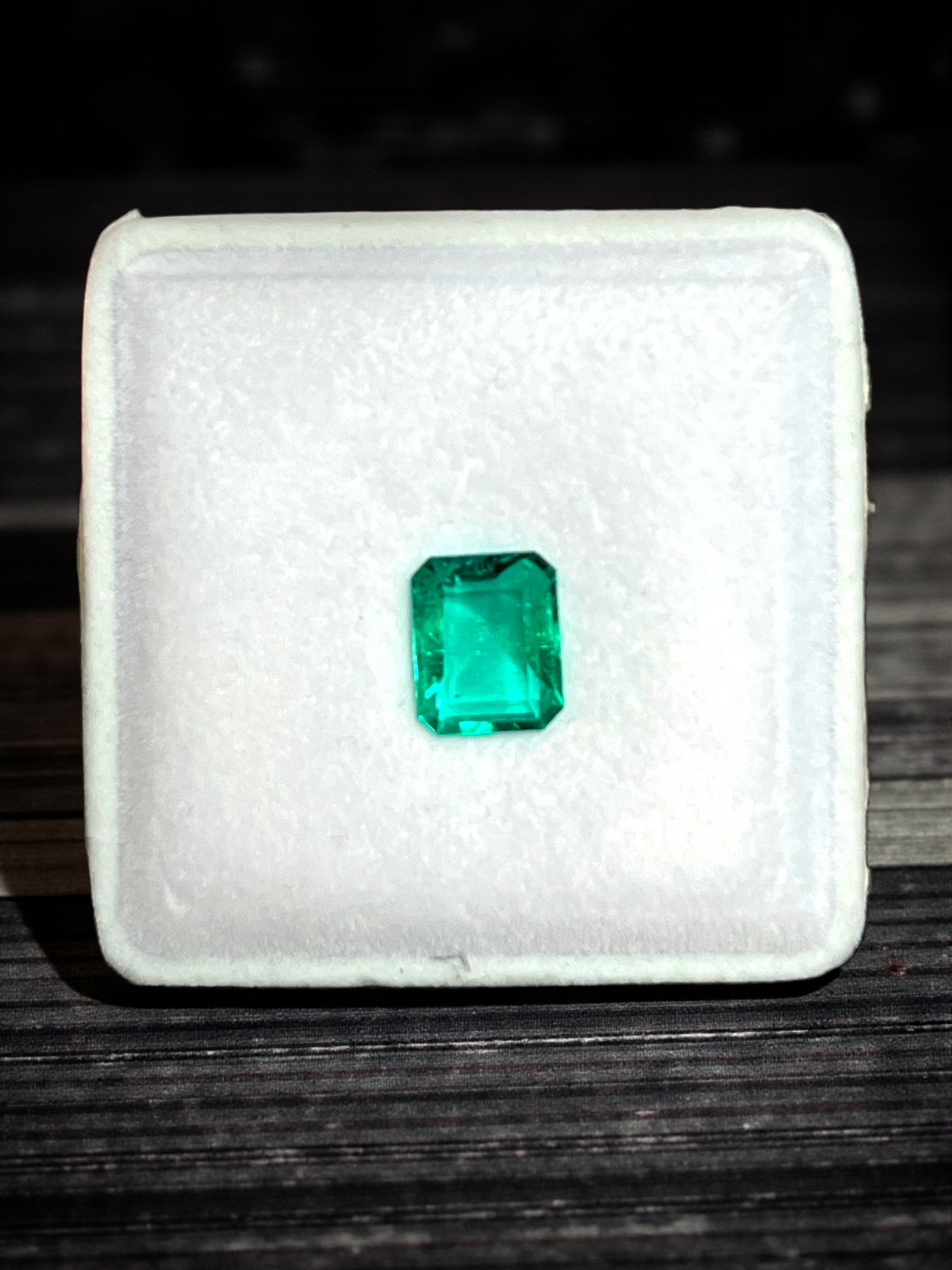GRS Certified 4.36 cts. Minor Oil Emerald (Columbia) Eye Clean Loose Stone LS26