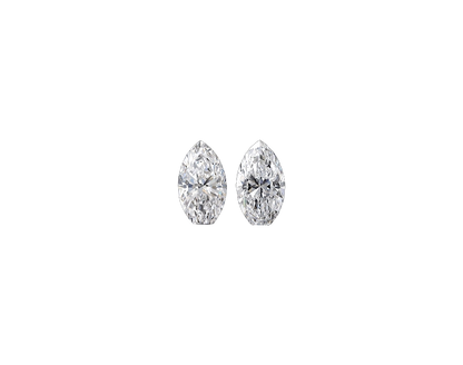 GIA Certified 0.82 cts. Natural D SI1 Marquise Diamond Matched Pair Loose Stones Jewelry Set JS005