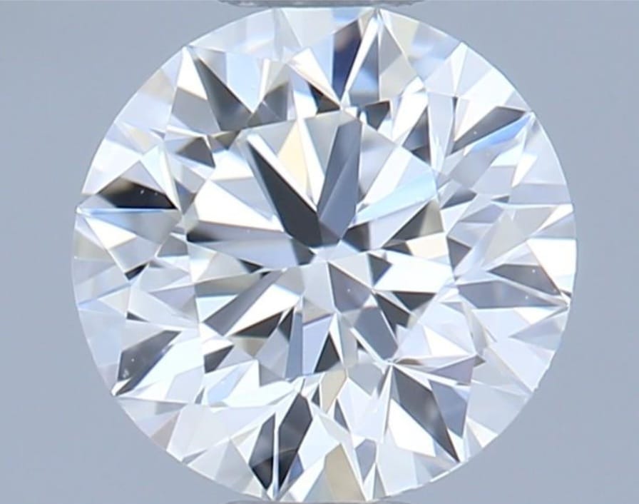 GIA Certified Natural 0.34 cts. F VVS1 Ex Ex Ex N Round Diamond Loose Stone - LS86