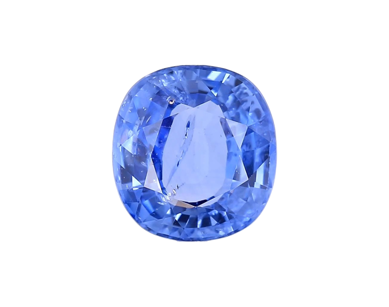 GRS Certified 4.37 cts. Heated Blue Sapphire (Sri Lankan/Ceylon) Eye Clean Loose Stone LS27