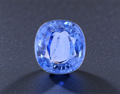 GRS Certified 4.37 cts. Heated Blue Sapphire (Sri Lankan/Ceylon) Eye Clean Loose Stone LS27