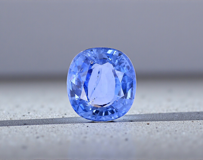 GRS Certified 4.37 cts. Heated Blue Sapphire (Sri Lankan/Ceylon) Eye Clean Loose Stone LS27