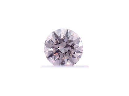 Natural 0.51 cts. Very Light Pink SI2 Vg Ex N Round Brilliant Diamond Loose Stone - GIA Certified - LS55