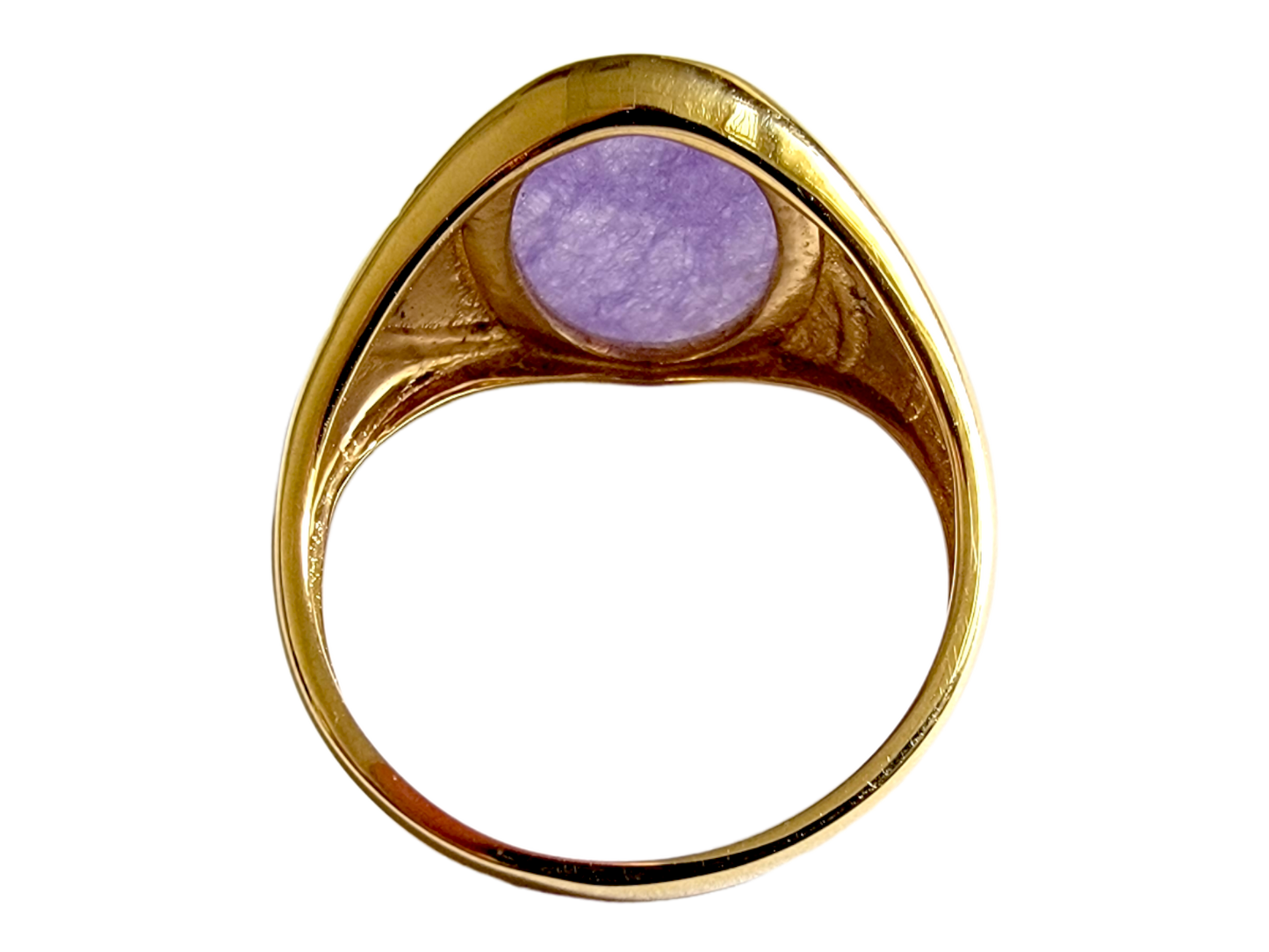 Fyie圖章紫玉戒指（鑲14K金）