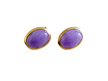 Load image into Gallery viewer, Qing Purple Jade Set (with 14K Gold)