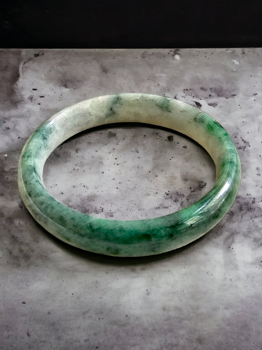 Earths 56.00 mm Burmese A-Jade Bangle Bracelet 08805