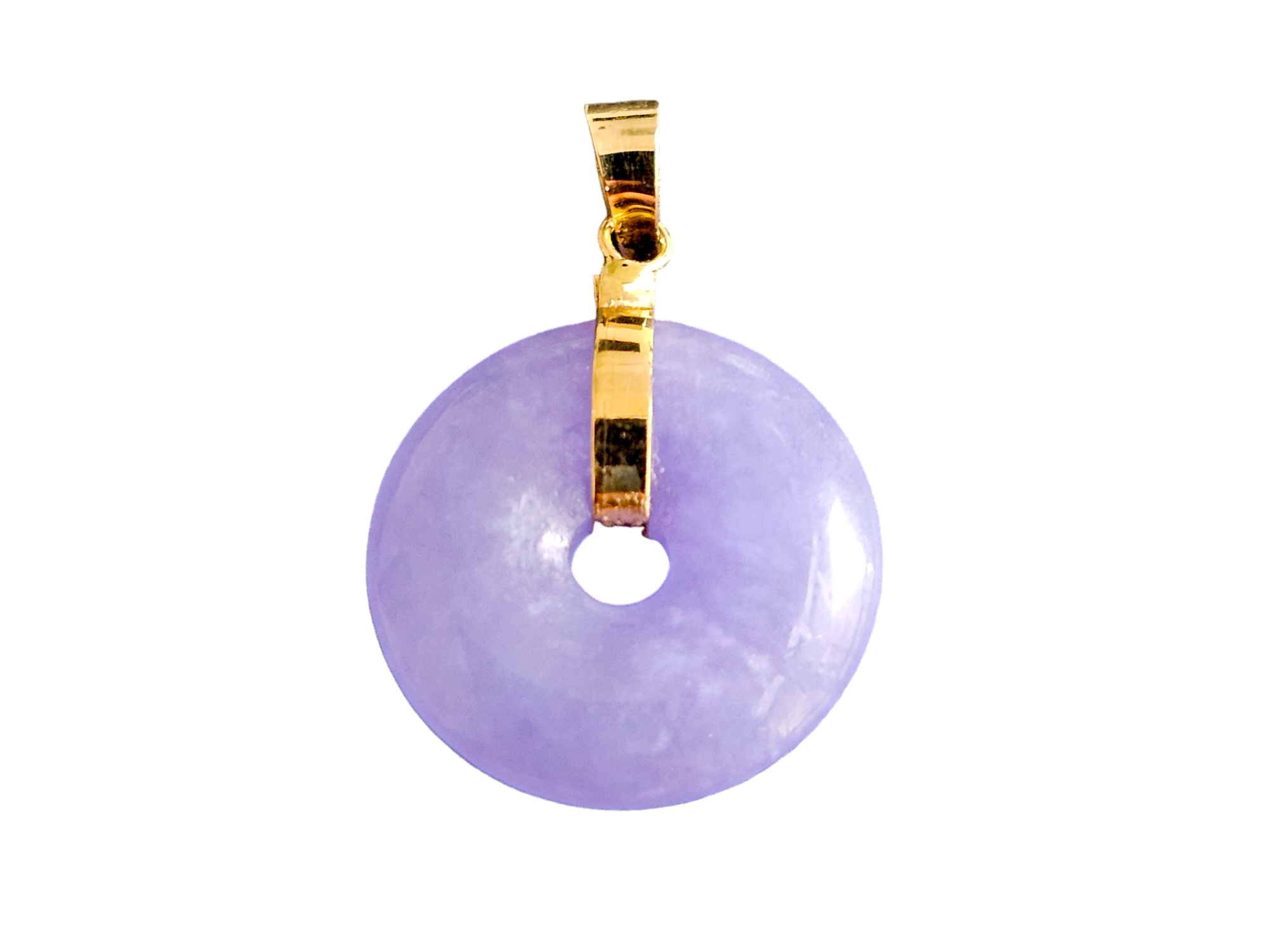 Jade online disc pendant