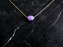 Load image into Gallery viewer, Unity Purple Jade Bead Pendant (with 14K Gold)