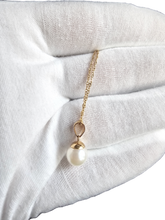 Load image into Gallery viewer, Drops of Freshwater Pearl Pendant (with 14K Gold)