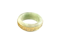 Load image into Gallery viewer, Li Spring Jade Ring (with 14K Gold)