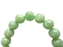 画像をギャラリービューアに読み込む, Imperial Green Burmese A-Jadeite Jade Beaded Bracelet (10mm Each x 19 beads) 05002