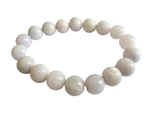 画像をギャラリービューアに読み込む, Imperial Lavender Burmese A-Jadeite Jade Beaded Bracelet (10mm Each x 18 beads) 06003