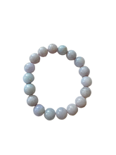 將圖片載入到圖庫檢視器中， Imperial Lavender Burmese A-Jadeite Jade Beaded Bracelet (10-10.5mm Each x 18 beads) 06005