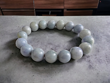 画像をギャラリービューアに読み込む, Imperial Lavender Burmese A-Jadeite Jade Beaded Bracelet (11-12mm Each x 17 beads) 06007