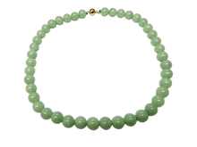 將圖片載入到圖庫檢視器中， Imperial Burmese A-Jade Beaded Necklace (10mm Each x 42 beads) 10001