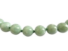 將圖片載入到圖庫檢視器中， Imperial Long Burmese A-Jade Beaded Necklace (10mm Each x 42 beads) 10002