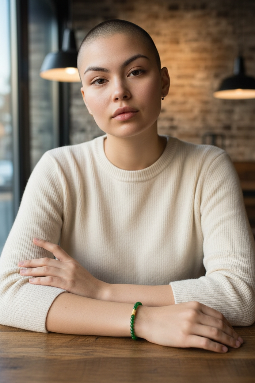 Certified Imperial Japanese Green Burmese A-Jade Beaded Bracelet (MADE IN JAPAN) (4.50 mm Each x 38 beads) 05041 (With Sterling Silver 925)
