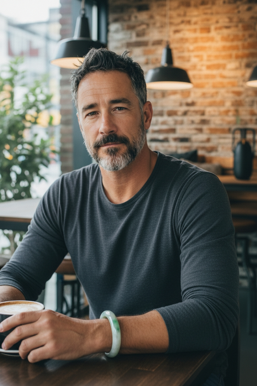 Earth's (MADE IN JAPAN) Burmese Green A-Jade Round Bangle Bracelet - Certified 08833