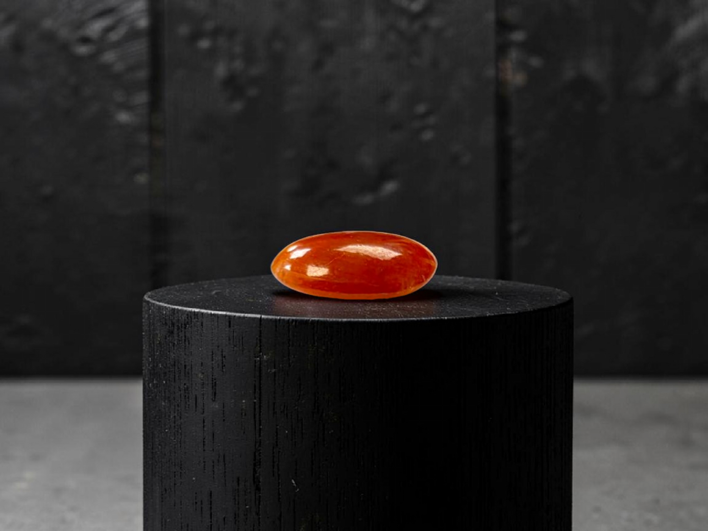 Certified MADE IN JAPAN 3.784 cts. Intense Crimson Red Burmese A-Jadeite Oval Cabochon Loose Stone LS42