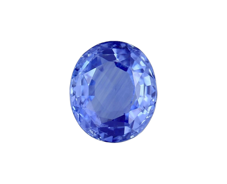 GIA Certified 5.60 cts. No Heat Blue Sapphire (Sri Lankan/Ceylon) Loupe Clean Loose Stone LS25