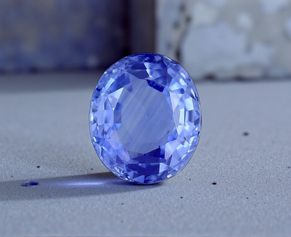 GIA Certified 5.60 cts. No Heat Blue Sapphire (Sri Lankan/Ceylon) Loupe Clean Loose Stone LS25