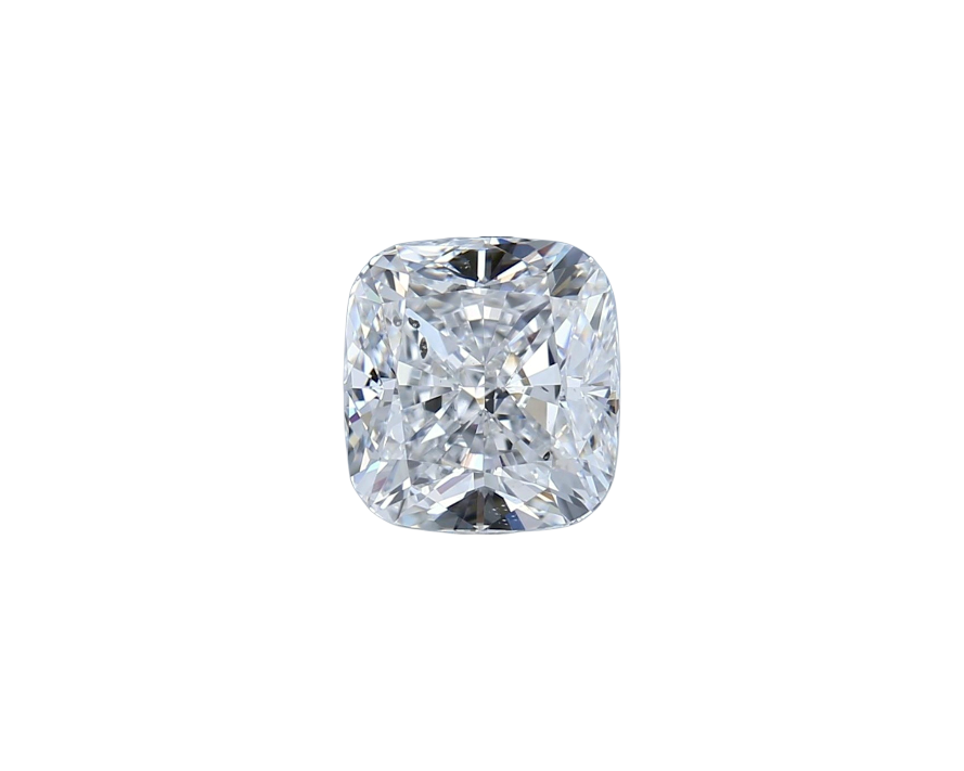 Natural 1.52 cts. D SI2 Ex Ex N Cushion Shaped Diamond Loose Stone - GIA Certified - LS50